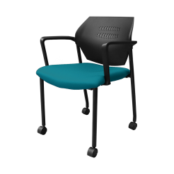 Impressa 4 Leg Caster Arm Chair
