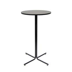 Tempo Bar Table - Black/ø60