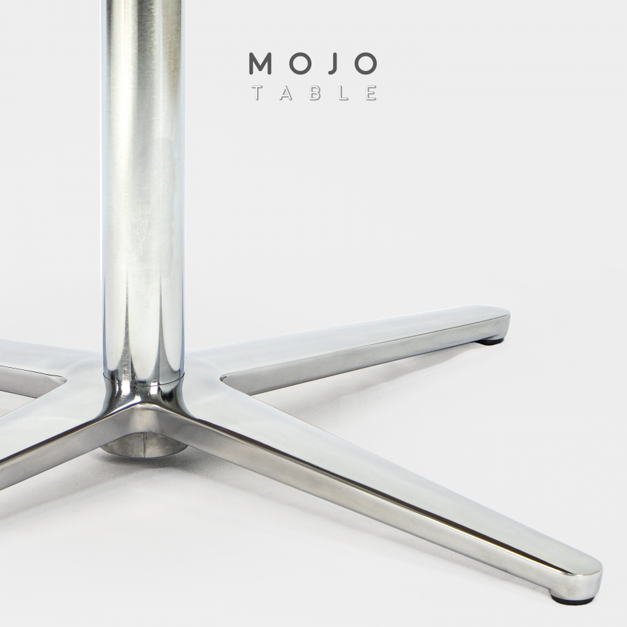 Mojo Table Polished Aluminum Base