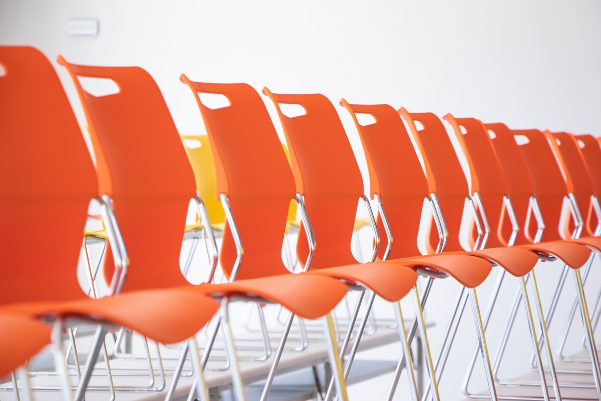Chi Deh Crane Engineering Cache Chair Yellow Orange