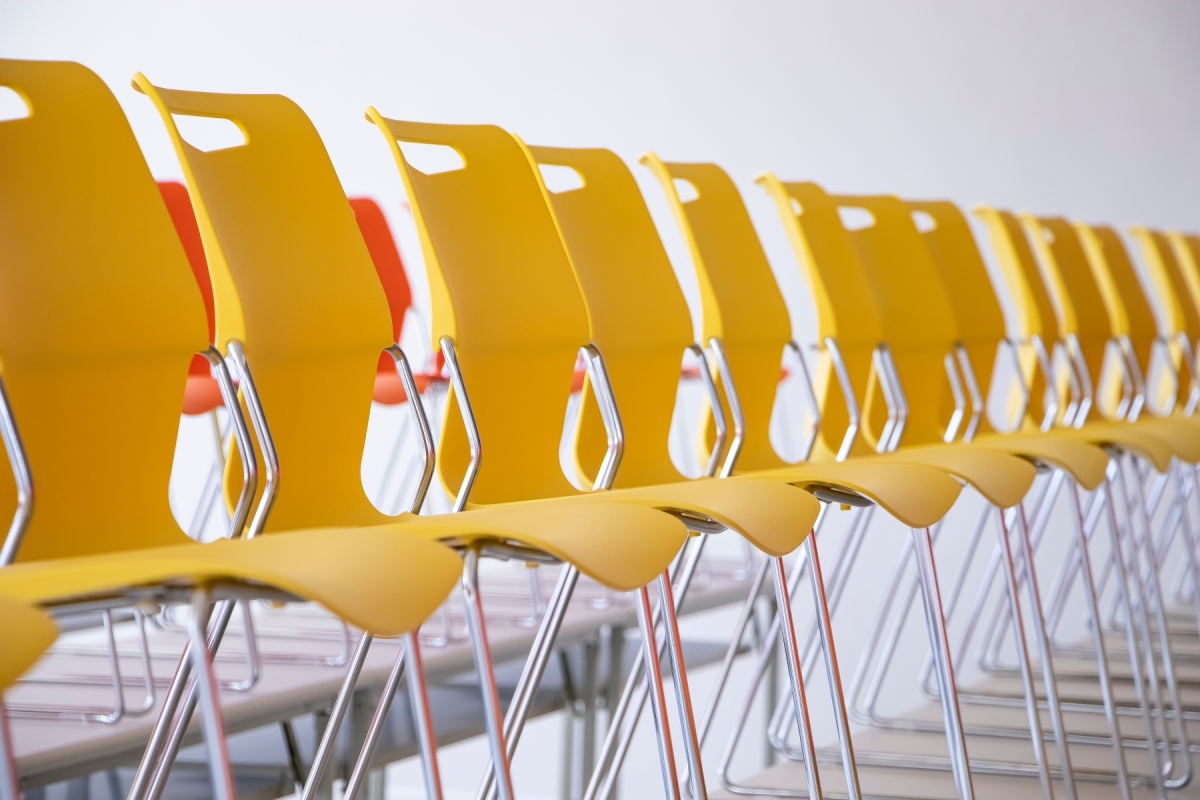 Chi Deh Crane Engineering Cache Chair Yellow Orange