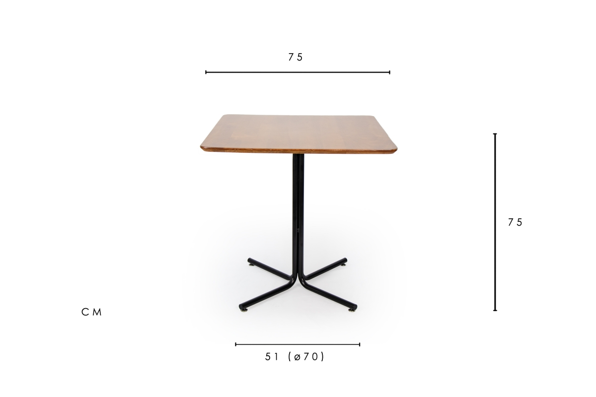 Tempo Dining Table Brown Wood