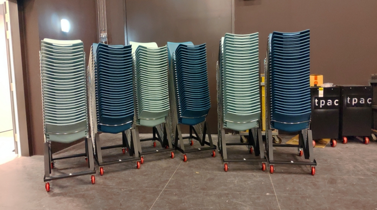 Cache堆疊椅 堆疊推車 台北流行藝術中心